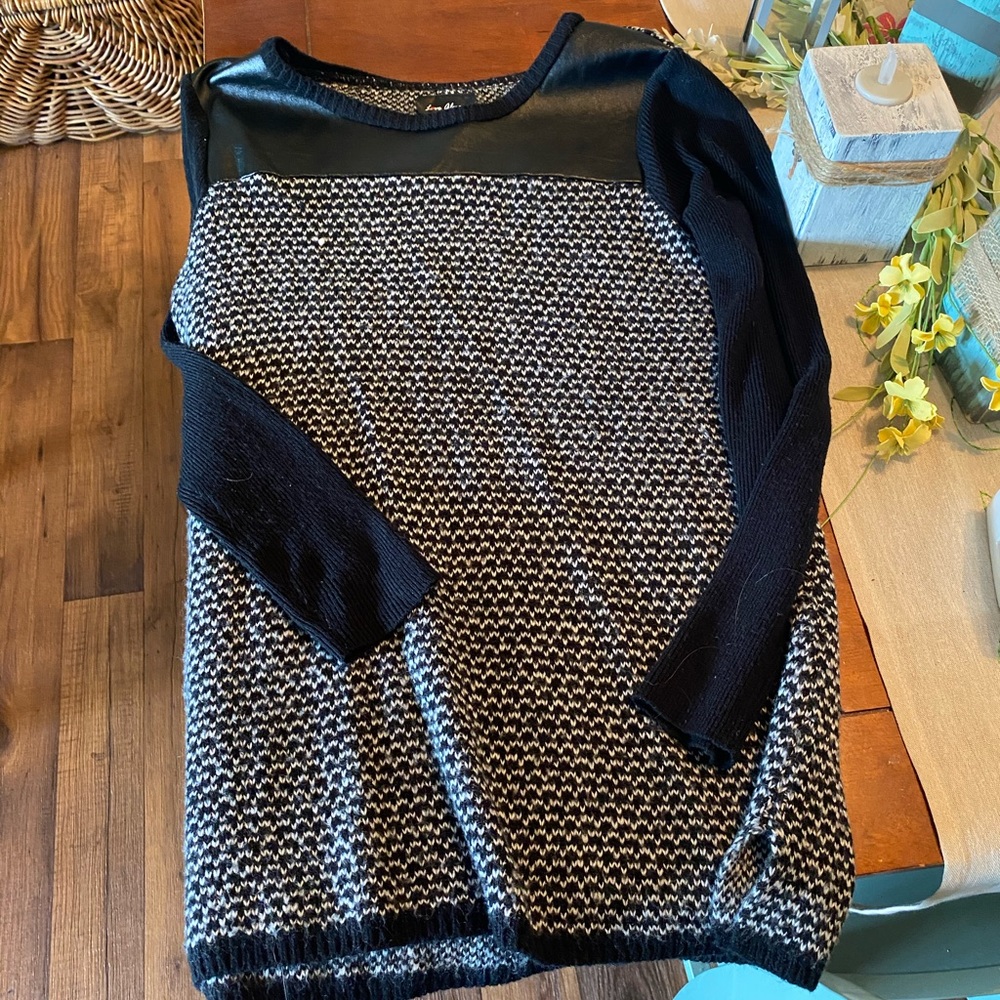 Black and White Sweater